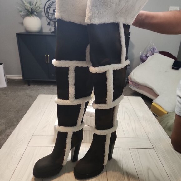 ✨ JenniferLe VAUGHAN II Camo Heel Boots – Size 10 ✨ - Picture 4 of 10